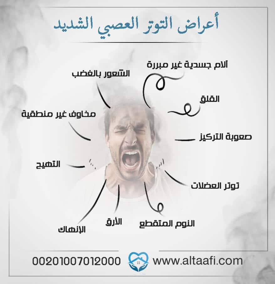 الأعراض الجلدية والشعرية الناتجة عن التوتر